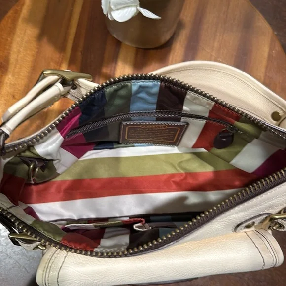 COACH Legacy 1127 65th Anniversary Shoulder Bag Off-White Cream Vachetta Leather - Picture 16 of 16